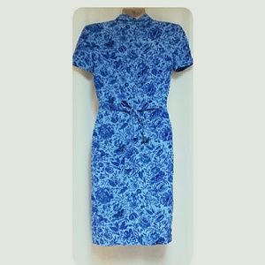 Maggie London Dresses - Maggie London 100% Silk Dress Blue Size 8 Maggie London Dresses - Maggie London 100% Silk Dress Blue Size 8